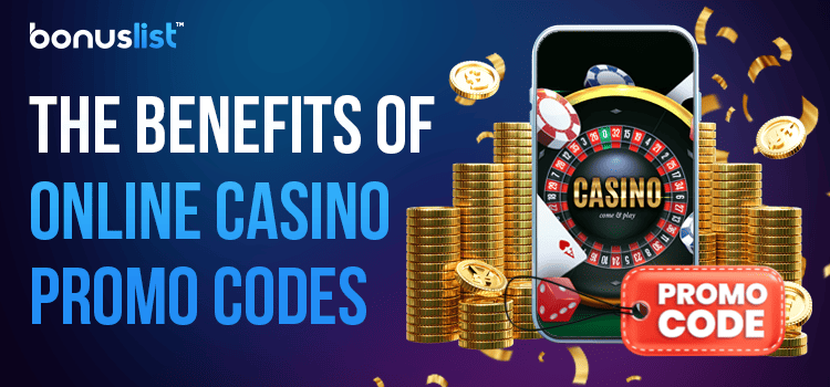 A mobile phone with a lot of gold coins and a promo code tag for the benefits of online casino promo codes