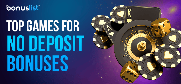 A black roulette machine with casino chips, cards and dice for the top games for no deposit bonuses